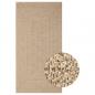 Preview: ARDEBO.de - Teppich 80x150 cm Jute-Optik Innen und Außen