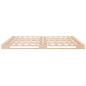 Preview: Palettenbett 160x200 cm Massivholz Kiefer