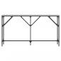 Preview: Konsolentisch Grau Sonoma 140x23x75 cm Holzwerkstoff