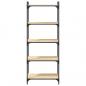 Preview: Bücherregal 5 Böden Sonoma-Eiche 60x30x154 cm Holzwerkstoff