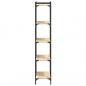 Preview: Bücherregal 5 Böden Sonoma-Eiche 60x30x154 cm Holzwerkstoff