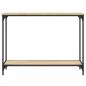 Preview: Konsolentisch Sonoma-Eiche 101x30,5x75 cm Holzwerkstoff