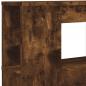 Preview: LED-Kopfteil Räuchereiche 160x18,5x103,5 cm Holzwerkstoff