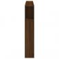 Preview: LED-Kopfteil Braun Eichen-Optik 160x18,5x103,5 cm Holzwerkstoff