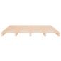 Preview: Palettenbett 200x200 cm Massivholz Kiefer