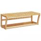 Preview: Handtuchregal Wandmontage 60x25x20 cm Bambus