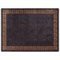 Preview: Teppich Waschbar Schwarz und Golden 400x300 cm Rutschfest