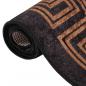 Preview: Teppich Waschbar Schwarz und Golden 400x300 cm Rutschfest