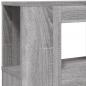Preview: LED-Kopfteil Grau Sonoma 220x18,5x103,5 cm Holzwerkstoff