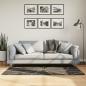 Preview: Teppich Waschbar Schwarz und Golden 80x150 cm Rutschfest