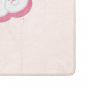 Preview: Kinderteppich Rosa 160x230 cm Einhorn Waschbar Rutschfest