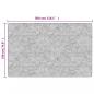 Preview: Teppich Waschbar Schwarz und Golden 190x300 cm Rutschfest