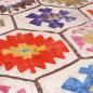 Preview: Teppich Waschbar Mehrfarbig Ø 120 cm Rutschfest