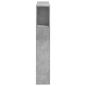 Preview: LED-Kopfteil Betongrau 100x18,5x103,5 cm Holzwerkstoff