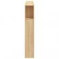 Preview: LED-Kopfteil Sonoma Eiche 140x18,5x103,5 cm Holzwerkstoff