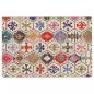 Preview: Teppich Waschbar Mehrfarbig 120x180 cm Rutschfest