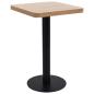 Preview: Bistrotisch Hellbraun 50x50 cm MDF