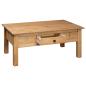 Preview: Couchtisch 100x60x43,5 cm Massivholz Panama-Kiefer