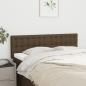 Preview: ARDEBO.de - Kopfteile 2 Stk. Dunkelbraun 72x5x78/88 cm Stoff