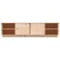 Preview: TV-Schrank 156x40x40 cm Massivholz Kiefer