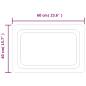 Preview: LED-Badspiegel 60x40 cm