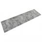 Preview: ARDEBO.de - Küchenteppich Waschbar Beton 45x150 cm Samt