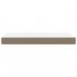 Preview: Taschenfederkernmatratze Taupe 100x200x20 cm Stoff