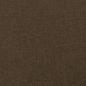 Preview: Kopfteil mit Ohren Dunkelbraun 203x23x78/88 cm Stoff