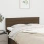 Preview: ARDEBO.de - Kopfteile 2 Stk. Dunkelbraun 72x5x78/88 cm Stoff