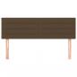 Preview: Kopfteile 2 Stk. Dunkelbraun 72x5x78/88 cm Stoff