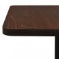 Preview: Bistrotisch Dunkle Esche 78,5x78,5x107 cm