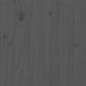 Preview: Massivholzbett Grau 200x200 cm