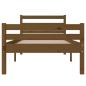 Preview: Massivholzbett Honigbraun 75x190 cm