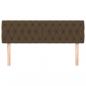 Preview: Kopfteile 2 Stk. Dunkelbraun 80x7x78/88 cm Stoff