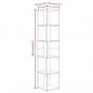 Preview: Eckregal Braun Eichen-Optik 33x33x164,5 cm Holzwerkstoff