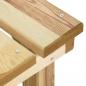 Preview: Gartenbank 140 cm Imprägniertes Kiefernholz