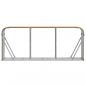 Preview: Kaminholzunterstand Hellbraun 234x45x100 cm Verzinkter Stahl