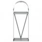 Preview: Kaminholzunterstand Silbern 40x45x100 cm Verzinkter Stahl