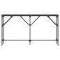 Preview: Konsolentisch Schwarz 140x23x75 cm Holzwerkstoff