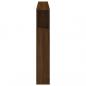 Preview: LED-Kopfteil Braun Eichen-Optik 180x18,5x103,5 cm Holzwerkstoff