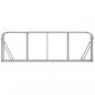 Preview: Kaminholzunterstand Hellgrau 300x45x100 cm Verzinkter Stahl