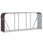 Preview: Kaminholzunterstand Braun 234x45x100 cm Verzinkter Stahl