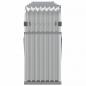 Preview: Kaminholzunterstand Silbern 300x45x100 cm Verzinkter Stahl