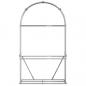 Preview: Kaminholzunterstand Hellgrau 120x45x210 cm Verzinkter Stahl