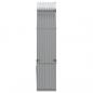 Preview: Kaminholzunterstand Hellgrau 120x45x210 cm Verzinkter Stahl