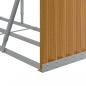 Preview: Kaminholzunterstand Hellbraun 300x45x100 cm Verzinkter Stahl