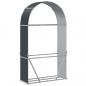 Preview: Kaminholzunterstand Anthrazit 120x45x210 Verzinkter Stahl
