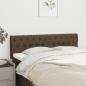 Preview: ARDEBO.de - Kopfteile 2 Stk. Dunkelbraun 72x7x78/88 cm Stoff