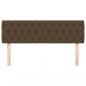 Preview: Kopfteile 2 Stk. Dunkelbraun 72x7x78/88 cm Stoff