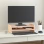 Preview: ARDEBO.de - Monitorständer 50x27x15 cm Massivholz Kiefer